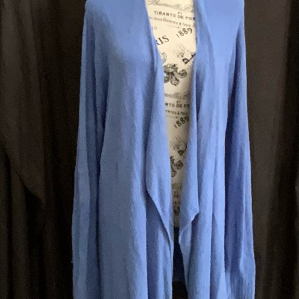 Selected as Oprah’s favorite.  “Softies” Cardigan in Powder Blue. XL